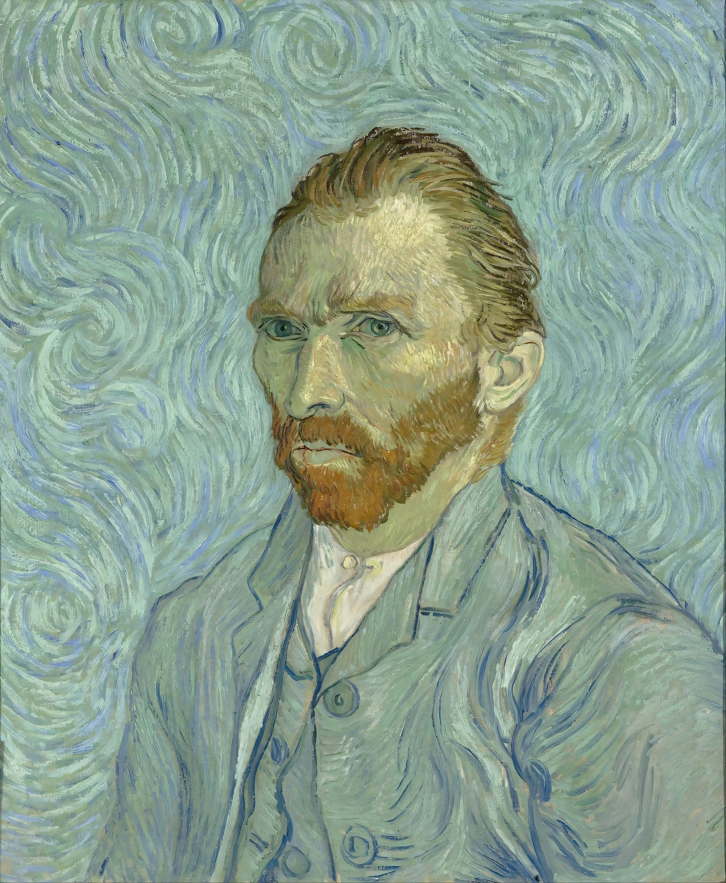 Self-Portrait by Van Gogh - Canvas, Metal, Acrylic, Framed, or Giclee Print