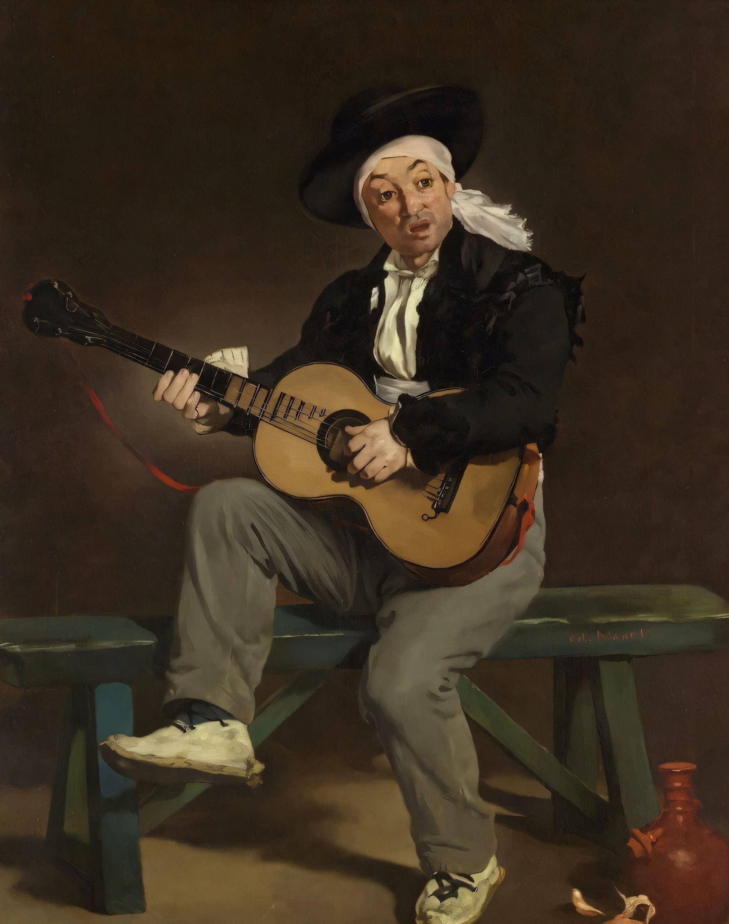 The Spanish Singer - Edouard Manet - Canvas, Metal, Acrylic, Framed, or Giclee Print