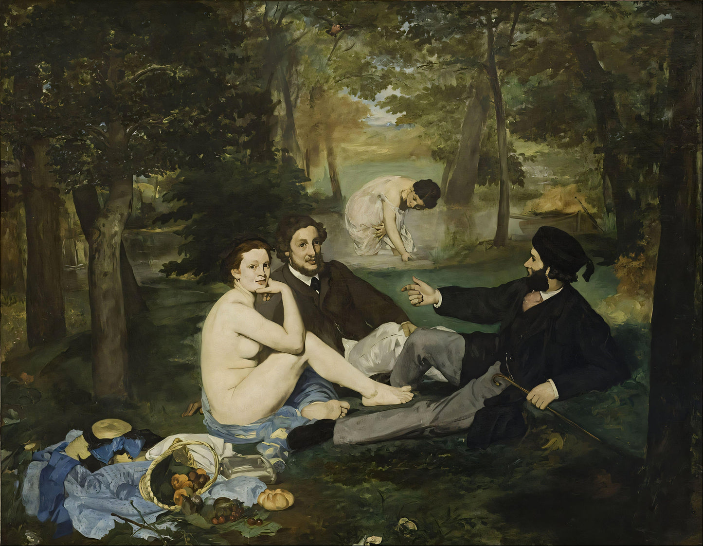The Luncheon on the Grass by Édouard Manet - Canvas, Metal, Acrylic, Framed, or Giclee Print