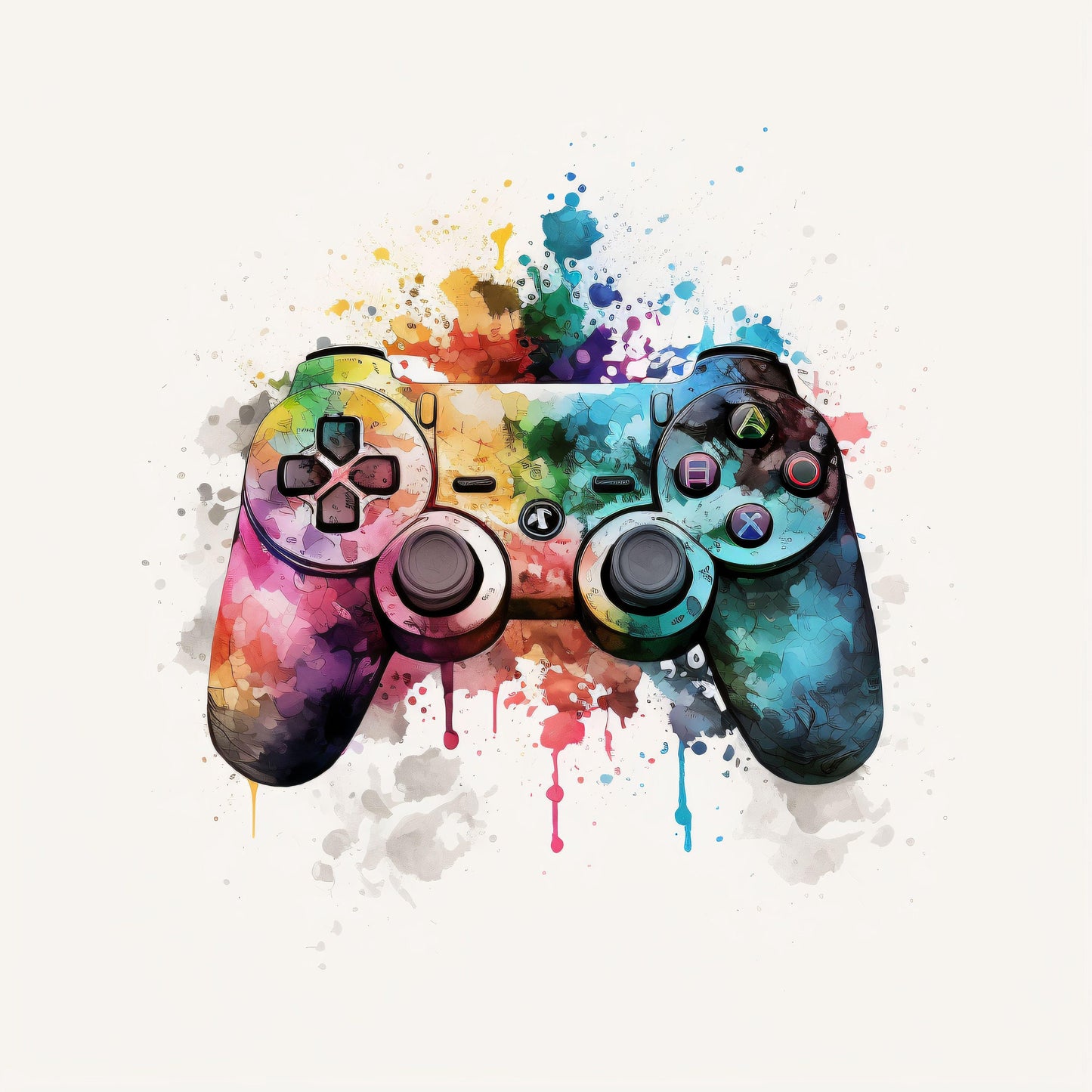 Video Game Controller - Canvas, Metal, Acrylic, Framed, or Giclee Print