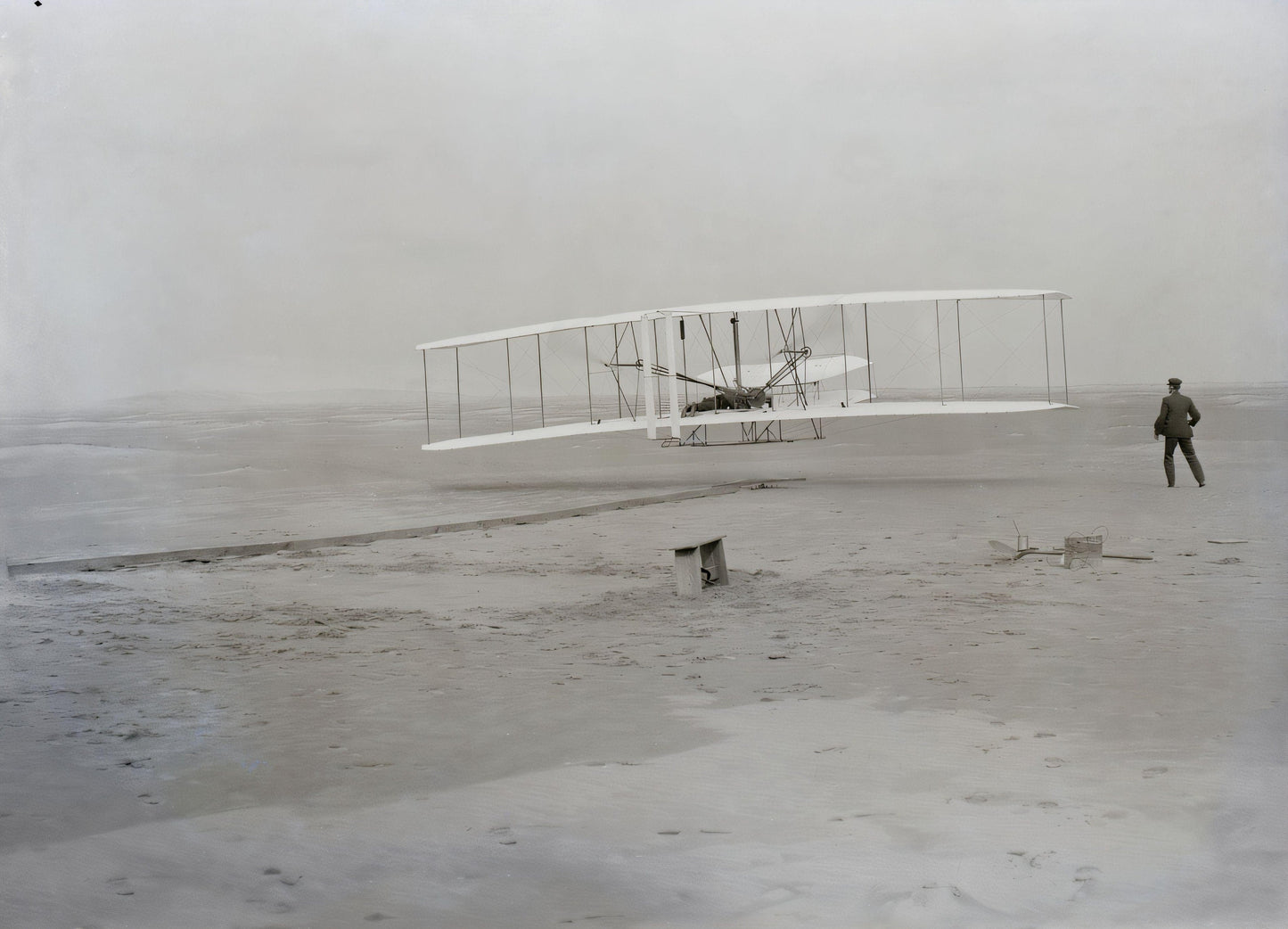 The Wright Brothers First Flight - John T Daniels