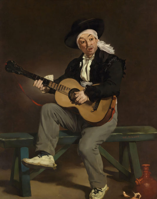 The Spanish Singer - Edouard Manet - Canvas, Metal, Acrylic, Framed, or Giclee Print