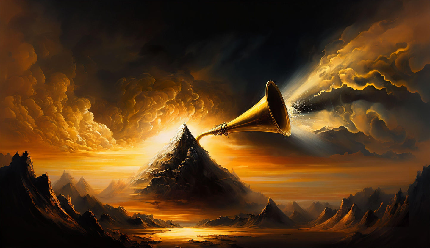 Final Trumpet Revelation - Canvas, Metal, Acrylic, Framed, or Giclee Print