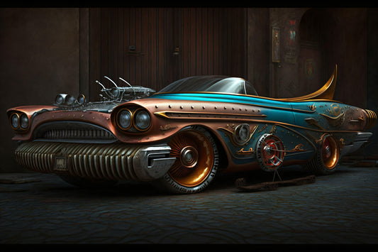 Steampunk Oldsmobile Starfire Convertible 1962