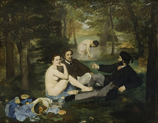 The Luncheon on the Grass by Édouard Manet - Canvas, Metal, Acrylic, Framed, or Giclee Print
