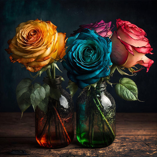 Roses - Canvas, Metal, Acrylic, Framed, or Giclee Print