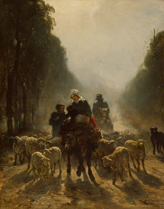 The Road to Market. Creator: Constant Troyon