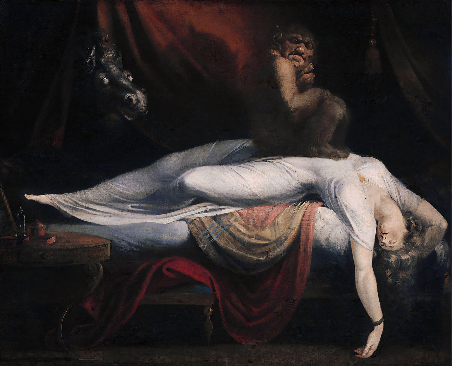 Henry Fuseli, The Nightmare, 1781 - Canvas, Metal, Acrylic, Framed, or Giclee Print