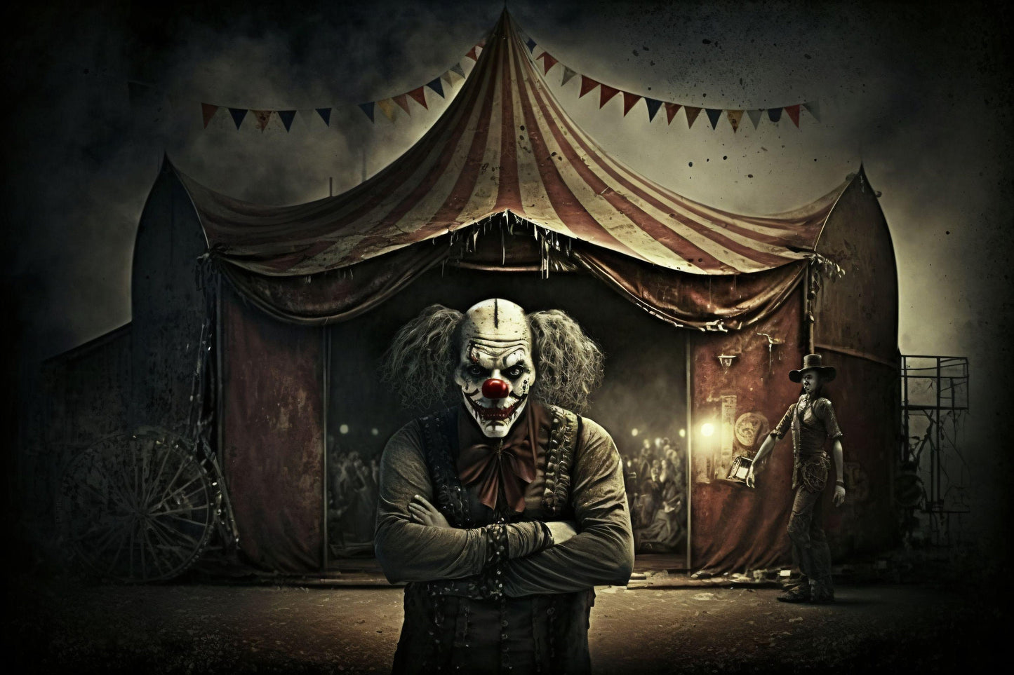 Haunted Circus - Canvas, Metal, Acrylic, Framed, or Giclee Print