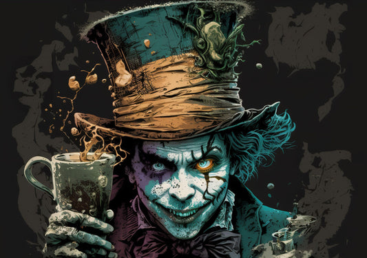 The Mad Hatter - Canvas, Metal, Acrylic, Framed, or Giclee Print
