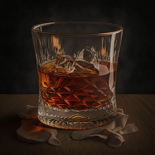 Glass of Bourbon - Canvas, Metal, Acrylic, Framed, or Giclee Print