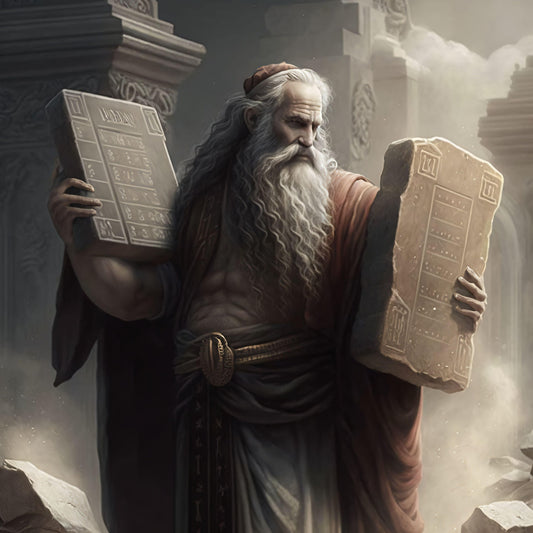 The Ten Commandments - Canvas, Metal, Acrylic, Framed, or Giclee Print