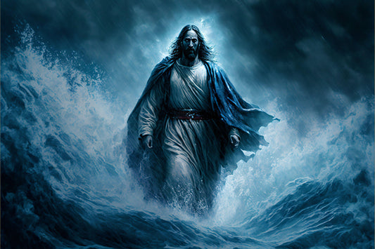 Jesus Walking on the Water During the Storm