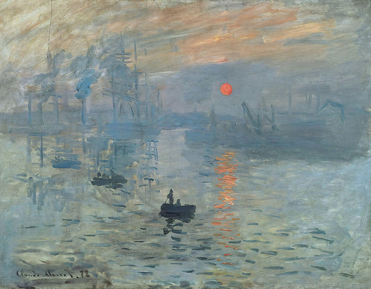Monet - Impression, Sunrise Soleil Levant - Canvas, Metal, Acrylic, Framed, or Giclee Print