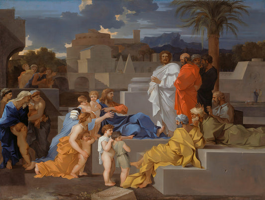 Christ Receiving the Children - Sébastien Bourdon
