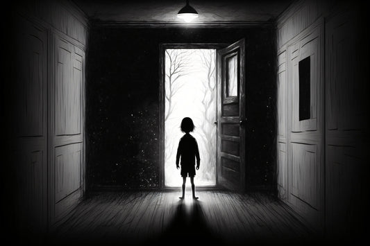 Child Staring Outside - Canvas, Metal, Acrylic, Framed, or Giclee Print