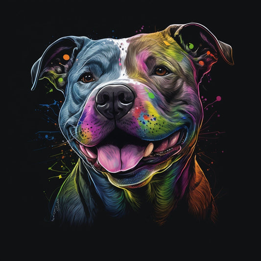 Pitbull - Dog - Canvas, Metal, Acrylic, Framed, or Giclee Print