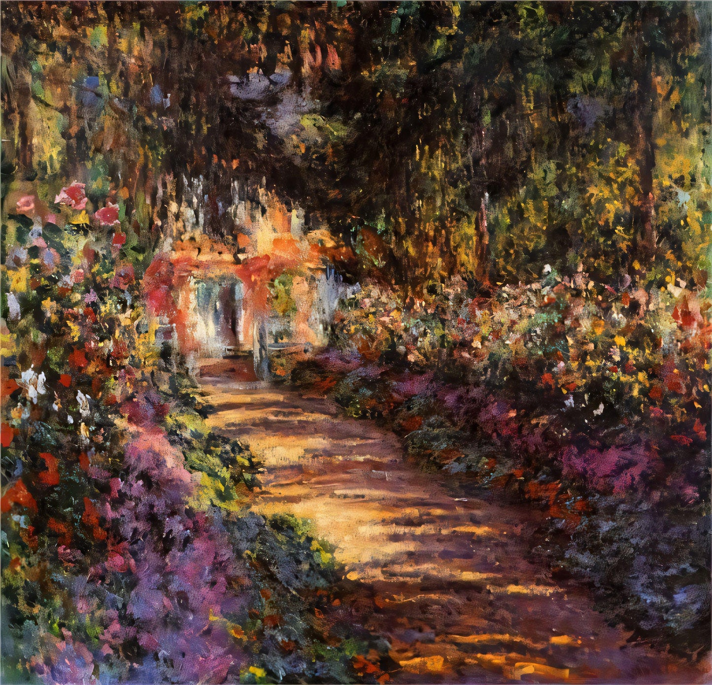 Monet, Pathway in Monet's Garden at Giverny