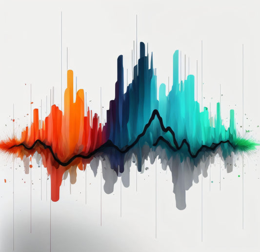 Minimalist Sound Wave - Canvas, Metal, Acrylic, Framed, or Giclee Print