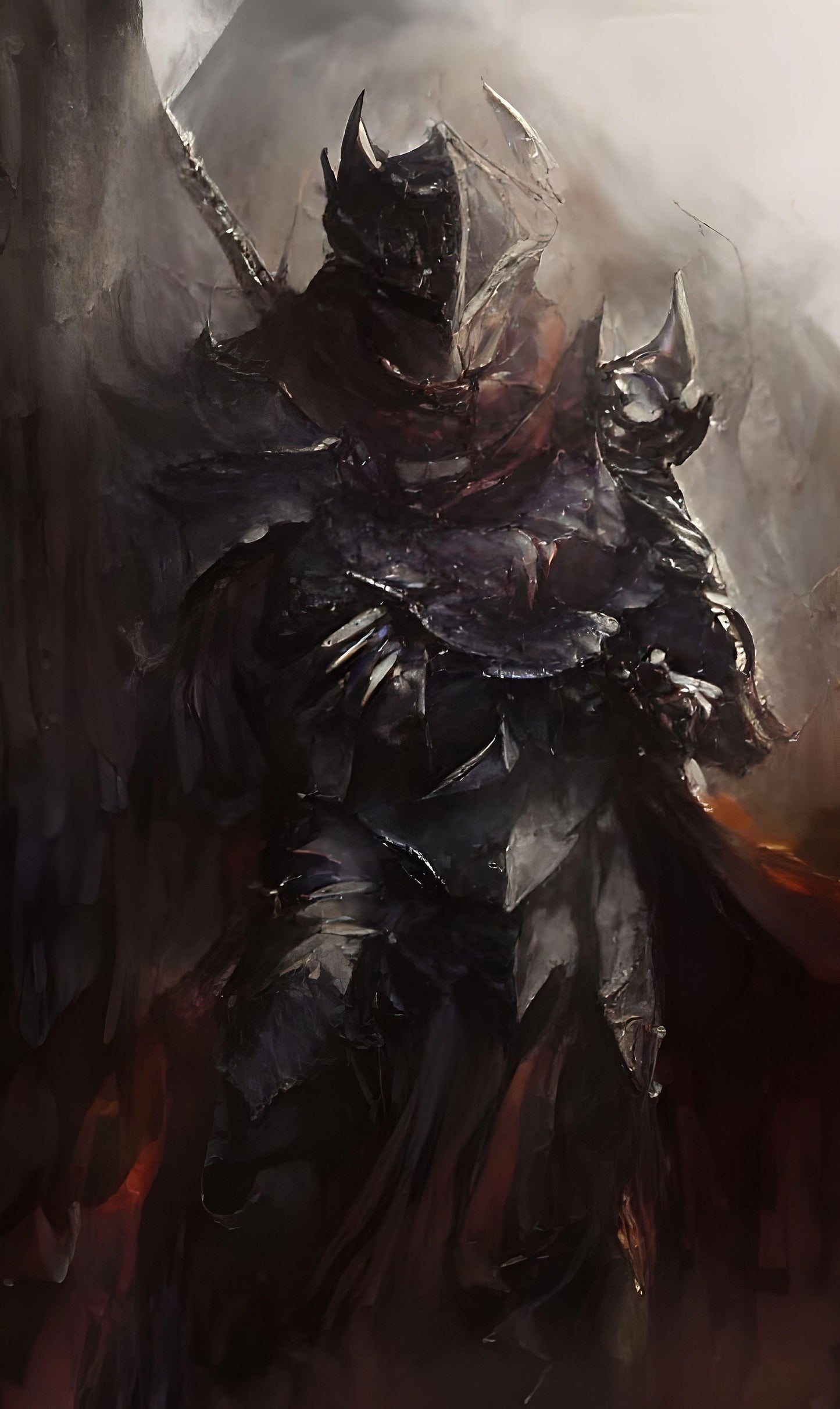 Dark Knight - Abstract - Canvas, Metal, Acrylic, Framed, or Giclee Print