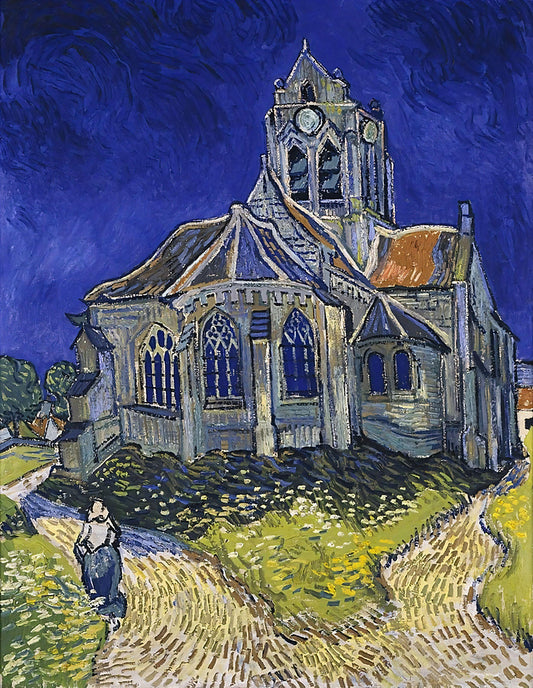 The Church at Auvers by Van Gogh - Canvas, Metal, Acrylic, Framed, or Giclee Print