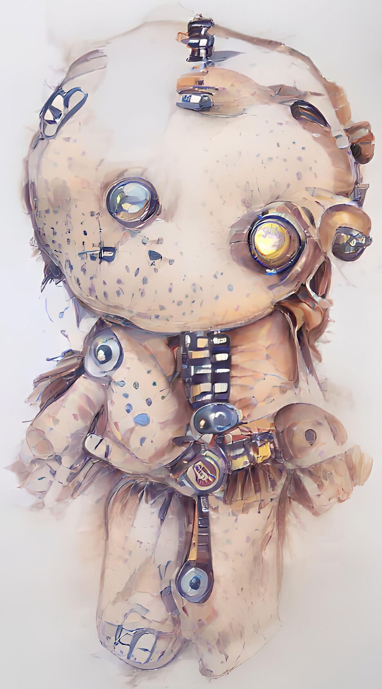Steampunk Voodoo Doll - Abstract - Canvas, Metal, Acrylic, Framed, or Giclee Print
