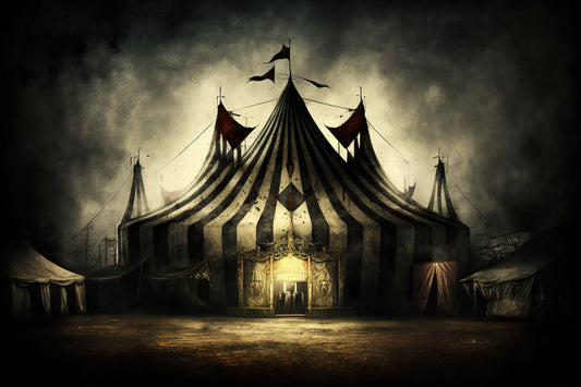 Haunted Circus - Canvas, Metal, Acrylic, Framed, or Giclee Print