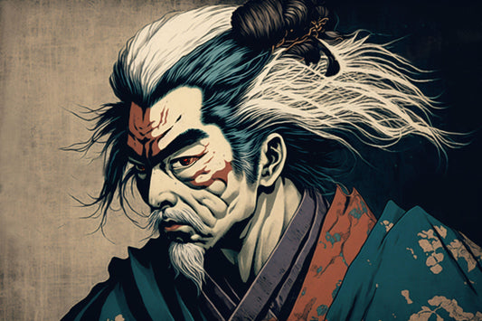 Japanese Samurai - Canvas, Metal, Acrylic, Framed, or Giclee Print