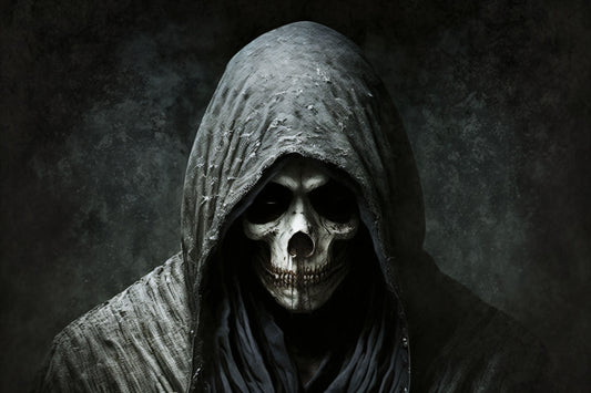 Grim Reaper Portrait - Canvas, Metal, Acrylic, Framed, or Giclee Print