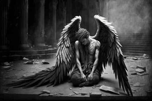 Fallen Angel - Canvas, Metal, Acrylic, Framed, or Giclee Print