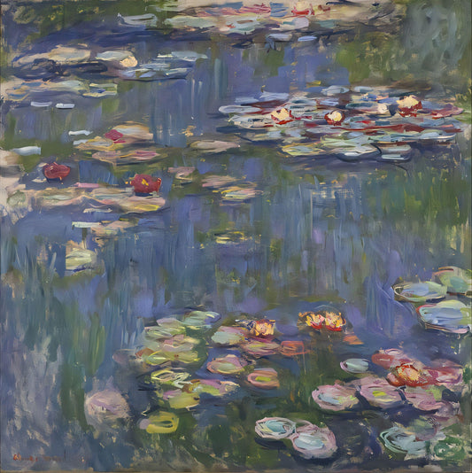 Monet - Water Lilies - Canvas, Metal, Acrylic, Framed, or Giclee Print