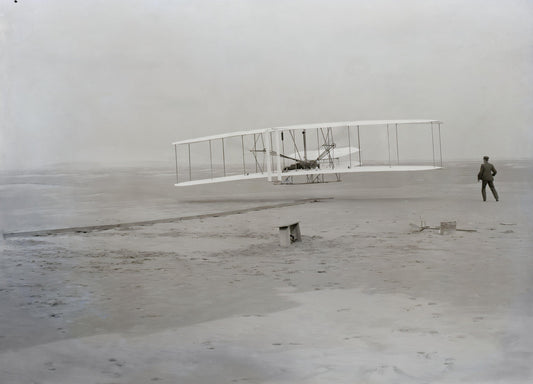 The Wright Brothers First Flight - John T Daniels