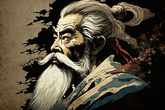 Japanese Samurai - Canvas, Metal, Acrylic, Framed, or Giclee Print