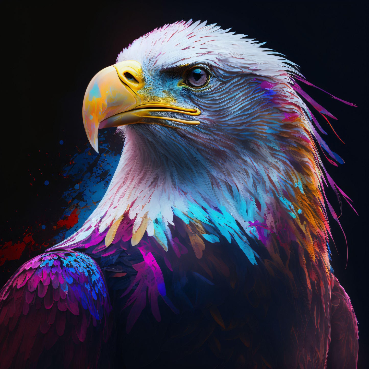 Bald Eagle - Canvas, Metal, Acrylic, Framed, or Giclee Print