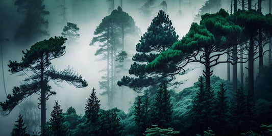 Misty Forest - Canvas, Metal, Acrylic, Framed, or Giclee Print