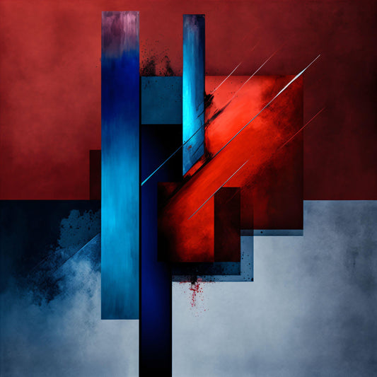 Colorful Abstract - Canvas, Metal, Acrylic, Framed, or Giclee Print